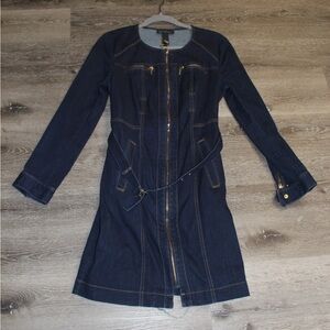 INC International Concepts Navy Midi Dress